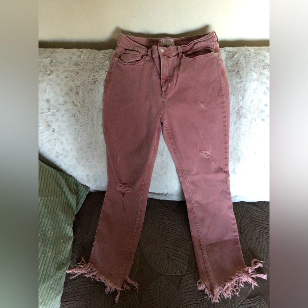 Free People Ankle Frayed jeans